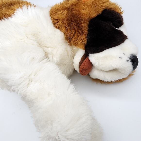 Folkmanis St. Bernard Plush Hand Puppet 18" Floppy Realistic Stuffed Animal Toy - Picture 5 of 12